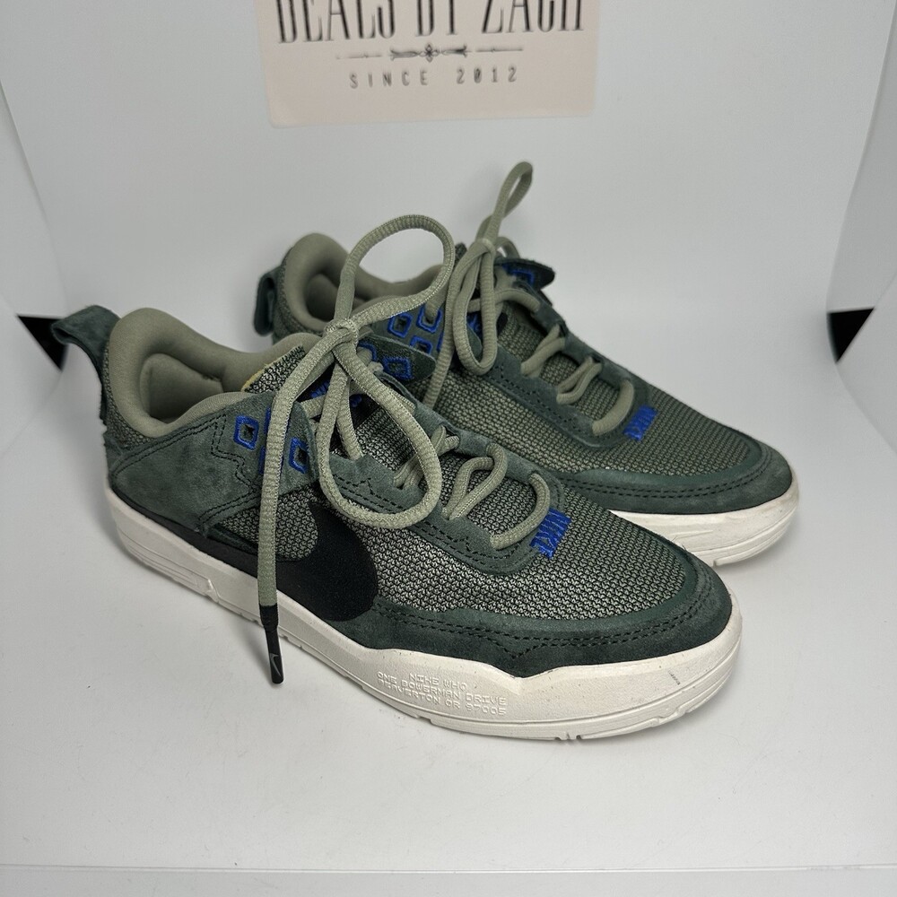 Nike Day One SB Vintage Green Big Kids Low Top Shoes Unisex Kid's Youth Size 2Y